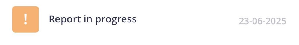 novoville report in progress